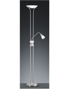 Santoii lampada da terra led coppa vetro 2 luci acc.h.180 Moderno LED 2