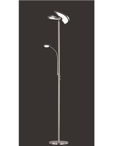 Split piantana led luce lettura acciaio orientabile dimmerabile Luce fredda calda h. 180 Moderno LED 2