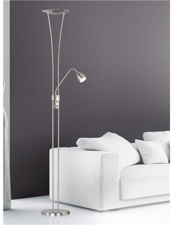 Arizona piantana led acciaio fanale h180 Moderno LED