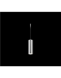 Duoline sospensione marley metallo acciaio satinato d. 6cm x h. 17cm Moderno GU10 2