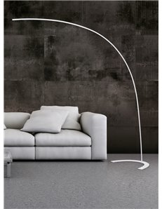 Shanghai piantana led curva bianca cm210x200 Moderno LED