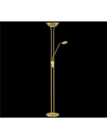 Spock terra 2 luci led coppa ottone h.180 Moderno LED