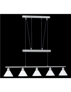 Stamina sospensione yo-yo 5 coni vetro L.100 Moderno E14 2