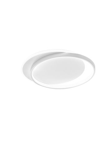 Christine plafoniera LED anello piccola o grande bianca luminosa