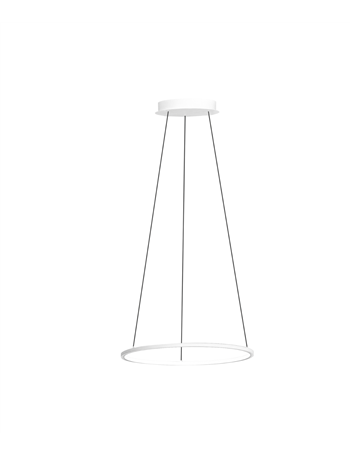 Erika lampadario piccolo anello Ø60 led dimmerabile 38 watt bianco Gea luce