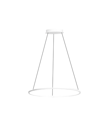 Erika sospensione lampada anello Ø80 led dimmerabile 48 watt bianco Gea luce