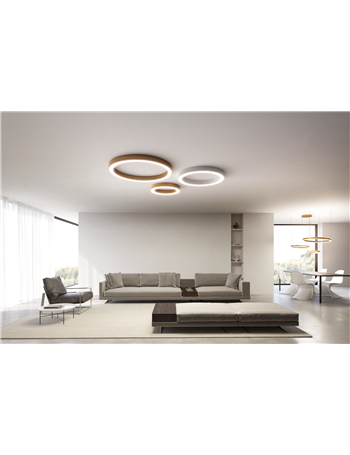 Flor plafoniera LED rotonda varie dimensioni e colori  luminosa