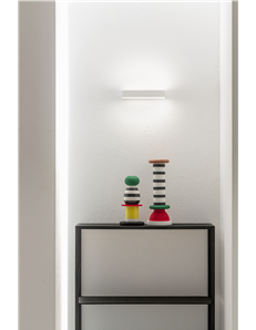 Gap linea applique rettangolare piccola biemissione led 16 watt luce calda o naturale