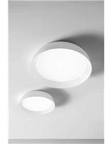 Sheila plafoniera led piccola o grande rotonda Gea luce