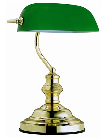 Antique lampada da tavolo metallo 1x E27 2491