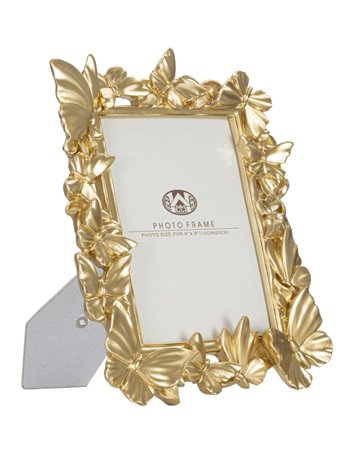 Portafoto cornice orobutterflies cm 24,5x4x30,5 (misura interna cm 15x20) 