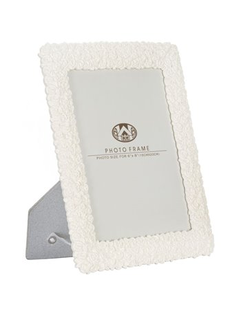 Portafoto cornice creamy roses cm 20,5x1,8x26
(misura interna cm 15x20) 