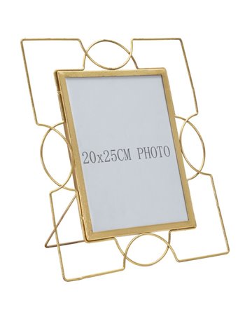 Portafoto cornice iron glam u cm 30,5x1,8x33,6 (misura interna 20x25)