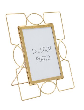 Portafoto cornice iron glam u cm 24x1,5x28 (misura interna 15x20)