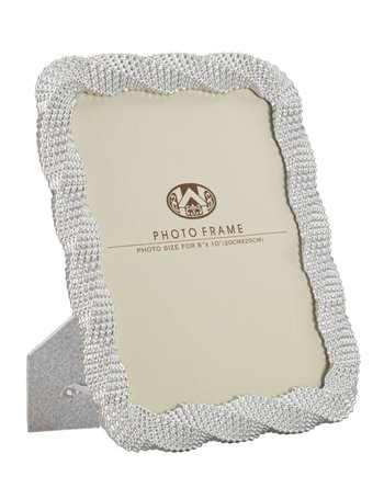 Portafoto 
cornice bead argento cm 25x2,2x30,2 (misura interna cm 20x25)