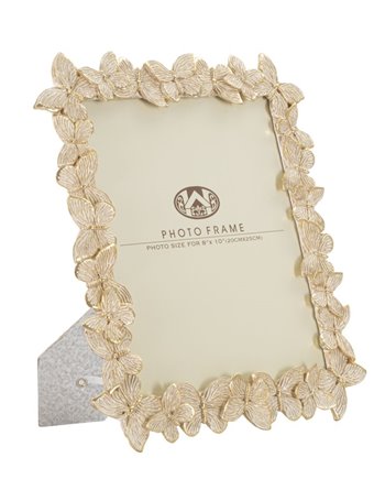 Portafoto 
cornice farfalle glod cm 27,5x2,6x32,5 (misura interna cm 20x25)