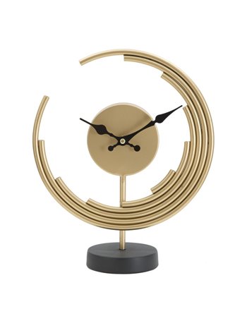 Orologio da tavolo moon cm 25x10x30 metallo misterlight