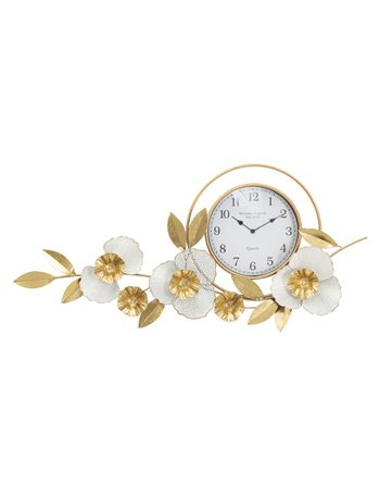 Orologio da muro flow cm 92,5x8x45,5 metallo plastica misterlight