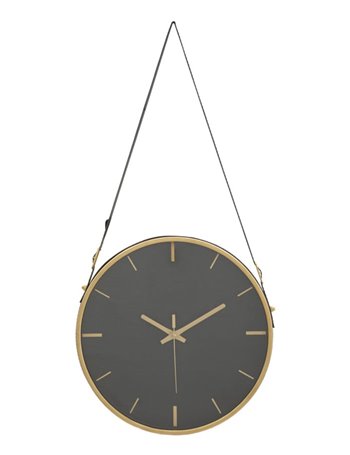 Orologio da muro elegant cm 34x6x71,5 metallo legno  misterlight