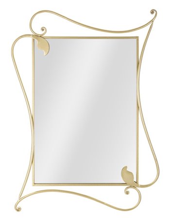 Specchio petal cm 80x4x110 oro