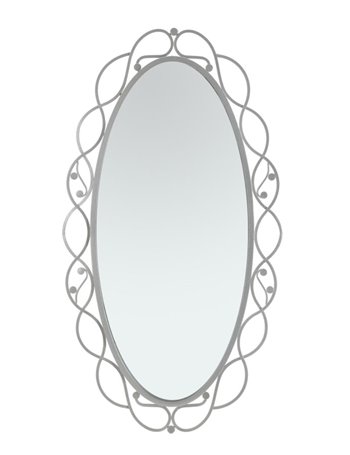 Specchio oval silver cm 60x2,5x110 SILVER