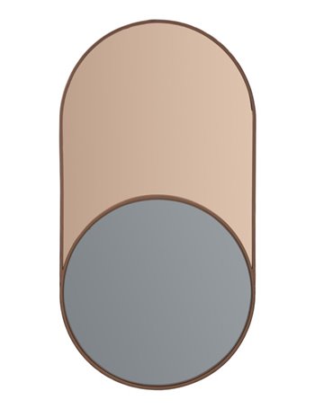 Specchio da muro soft cm 40x3x75 ROSE