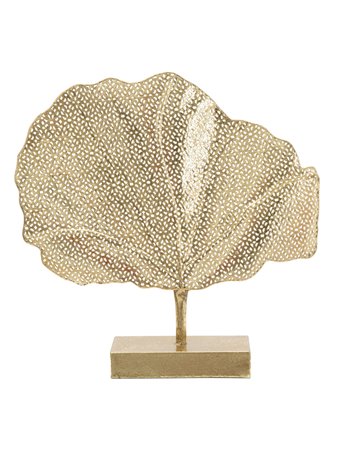 Scultura tree glam cm 55x10x56 oro metallo