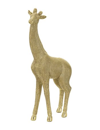 Giraffa cm 19,8x8x40 oro poliresina