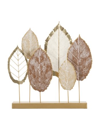 Scultura leavy cm 48,3x7,6x50 multicolore metallo