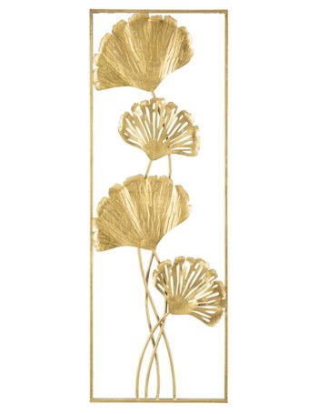 Pannello in ferro iris -b- cm 31x3x90 oro metallo