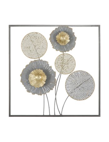 Pannello in ferro sqity cm 50x3,8x50 colori misti metallo