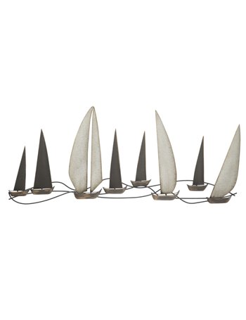 Pannello in ferro regata cm 119x3x51 multicolore metallo