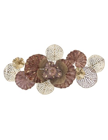Pannello in ferro flowery cm 118x10x58 multicolore metallo
