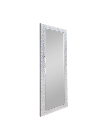 Amy specchio da parete con cornice decorata in vetro con ganci x installazione orizzontale e verticale
