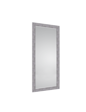Amy specchio da parete con cornice decorata in vetro con ganci x installazione orizzontale e verticale