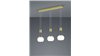 Marie specchio da parete con cornice liscia con ganci x installazione orizzontale e verticale