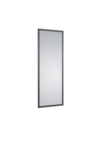 Thea specchio da parete con cornice liscia con ganci x installazione orizzontale e verticale