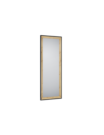 Bianka specchio da parete con cornice sfaccettata con ganci x installazione orizzontale e verticale