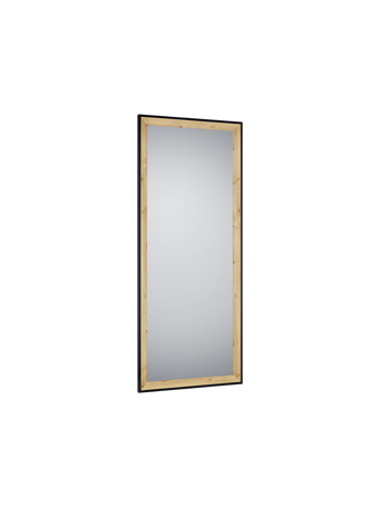 Bianka specchio da parete con cornice sfaccettata con ganci x installazione orizzontale e verticale