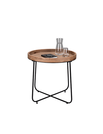 Jill tavolo rotondo in legno e metallo d. 67cm