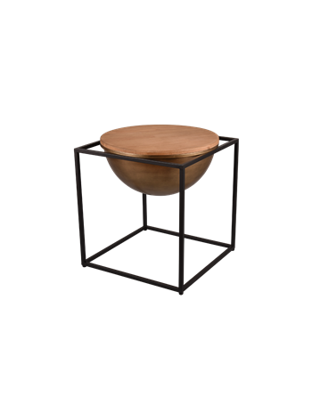 Celina tavolino metallo e legno