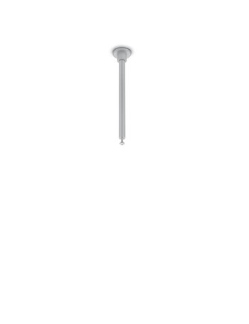 Duoline kit 2 sospensioni a soffitto alluminio h. 12,5cm