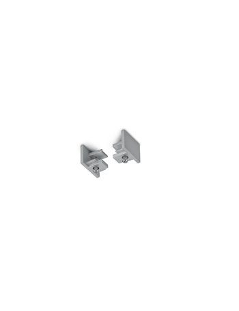 Duoline kit 2 tappi finali alluminio