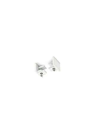 Duoline kit 2 tappi finali bianco