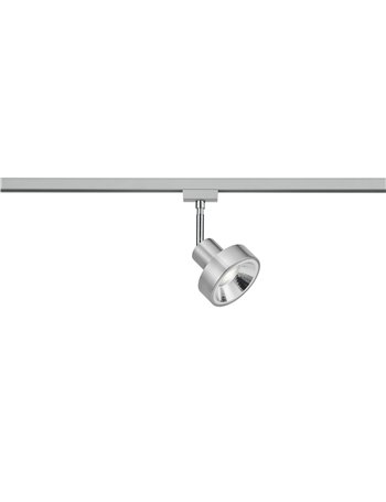 Duoline leon spot orientabile metallo acciaio satinato l. 11cm