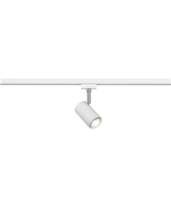 Duoline marley spot orientabile metallo bianco l. 12cm