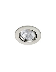 Pamir faretto da incasso led rotondo orientabile acciaio dimmerabile ip23 diam.8,5cm