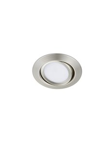 Rila faretto da incasso led rotondo orientabile acciaio diam. 8,2cm