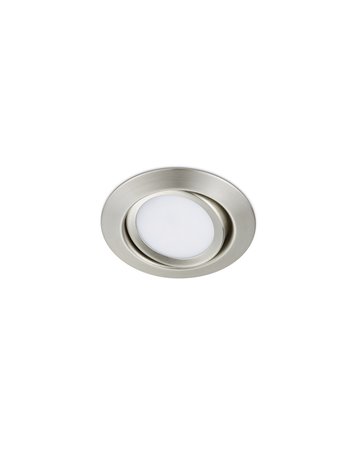 Rila faretto da incasso led rotondo orientabile acciaio diam. 8,2cm