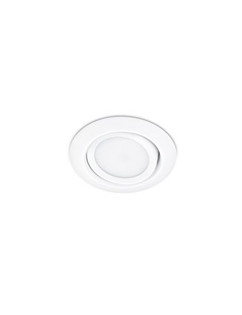 Rila faretto da incasso led rotondo orientabile bianco diam. 8,2cm